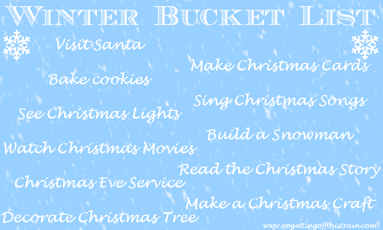 My winter bucket list for 2015! Would you add anything? www.nogettingoffthistrain.com