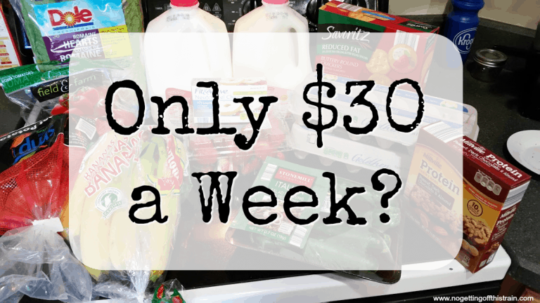 Are We Really Spending Only $30 a Week on Groceries?