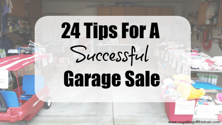 24 Tips For a Successful Garage Sale