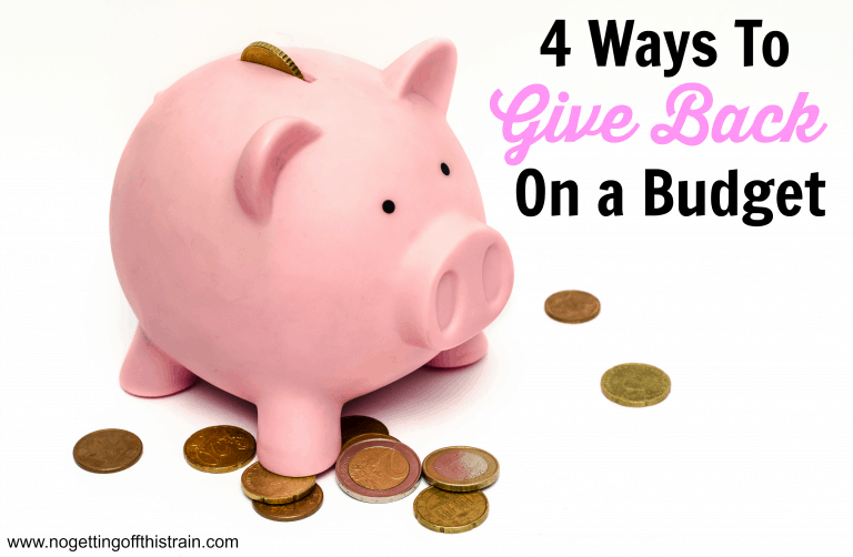 4 Ways to Give Back on a Budget