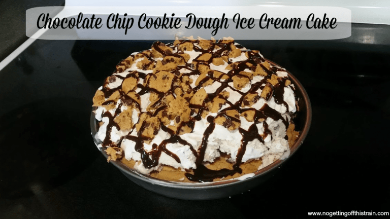 Chocolate Chip Cookie Dough Ice Cream Cake