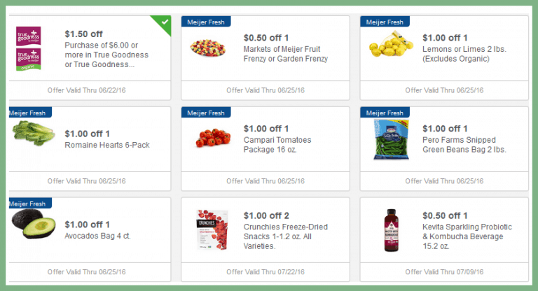 Can You Eat Healthy With Coupons? - No Getting Off This Train