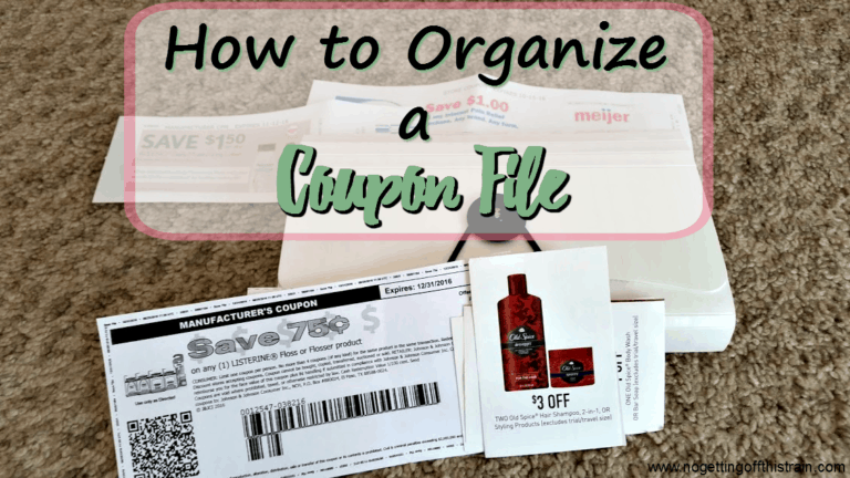 How to Organize a Coupon File