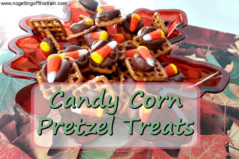 Candy Corn Pretzel Treats