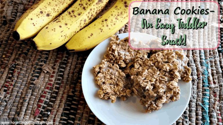 Banana Cookies- an Easy Toddler Snack