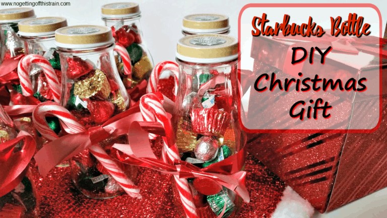Starbucks Bottle DIY Christmas Gift