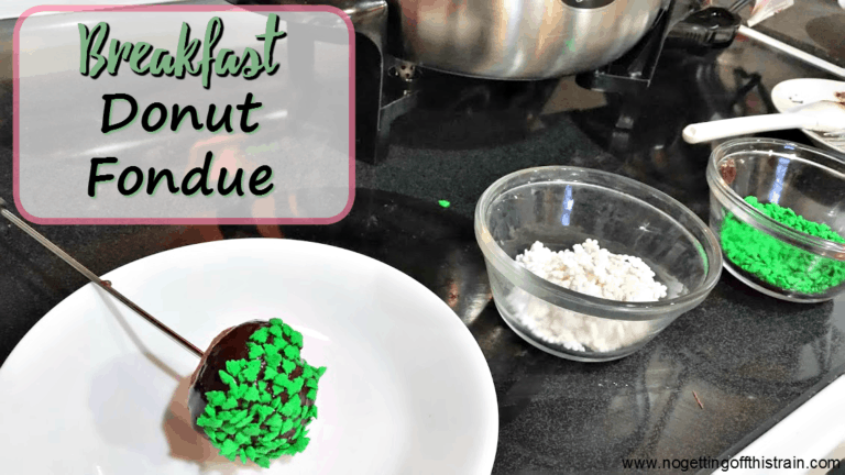 Breakfast Donut Fondue