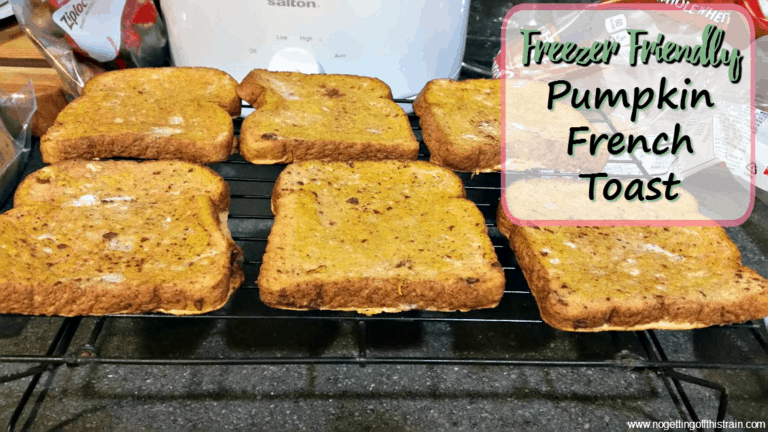 Freezer Friendly Pumpkin French Toast