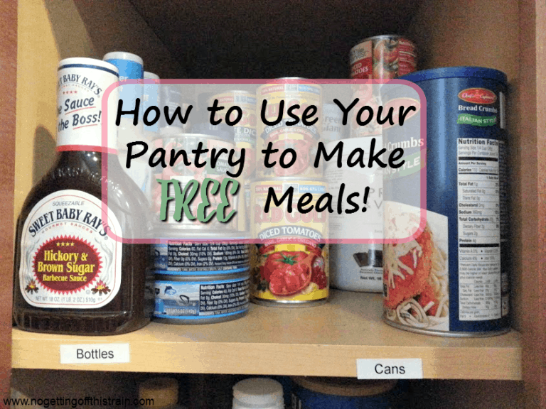 How to Use Your Pantry to Make FREE Meals!