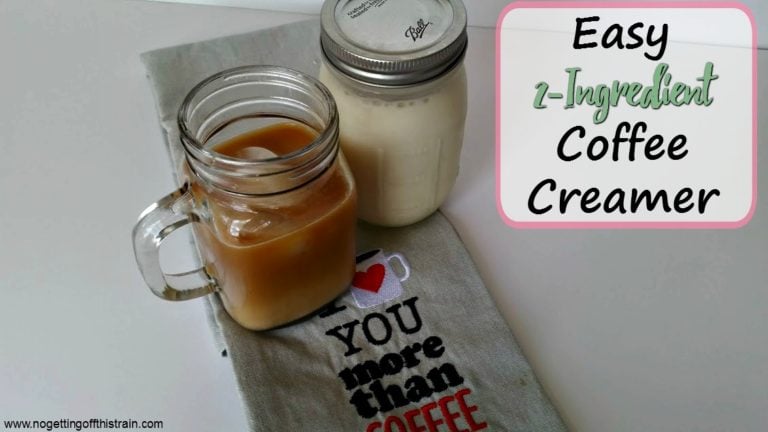 Easy 2-Ingredient Coffee Creamer