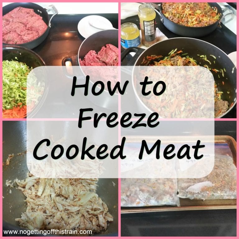 How to Freeze Cooked Meat