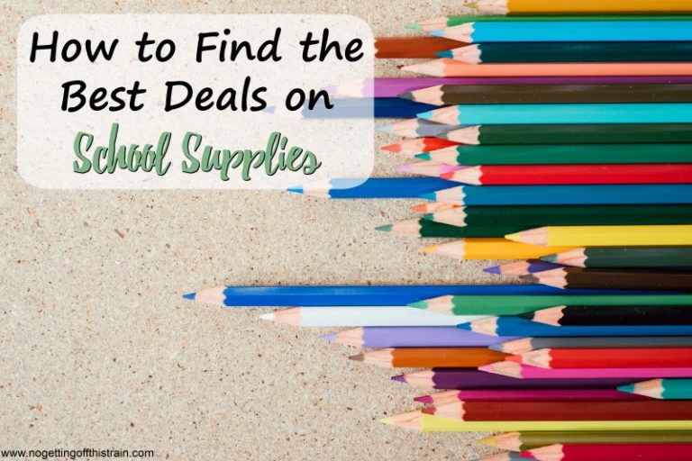 How to Find The Best Deals on School Supplies