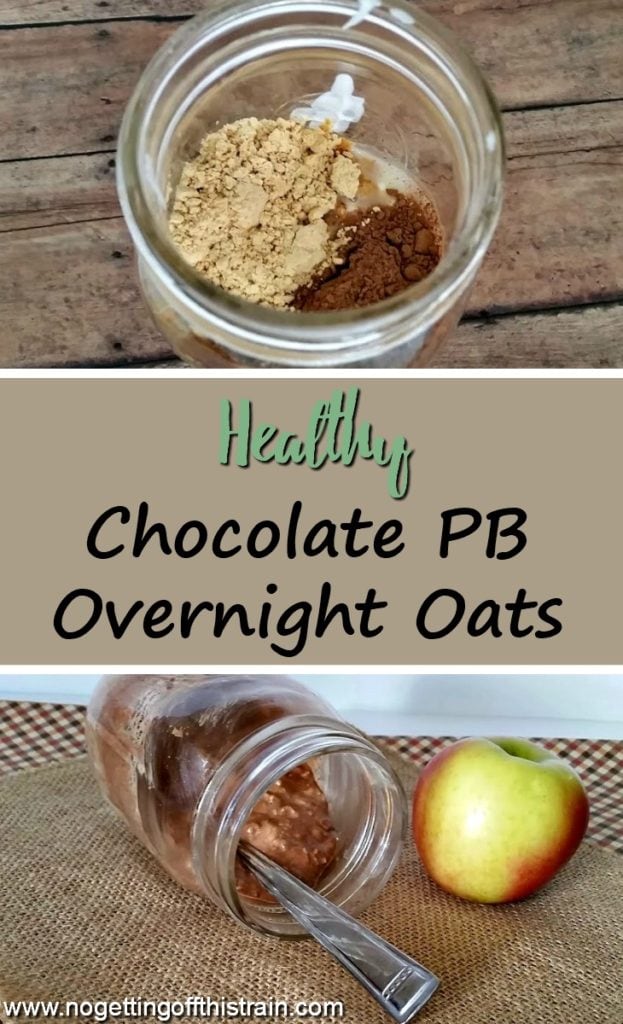 Looking for a frugal, healthy, high-protein breakfast? These Chocolate Peanut Butter Overnight Oats are simple and delicious!