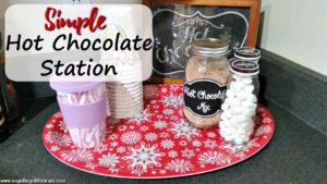 Simple Hot Chocolate Station
