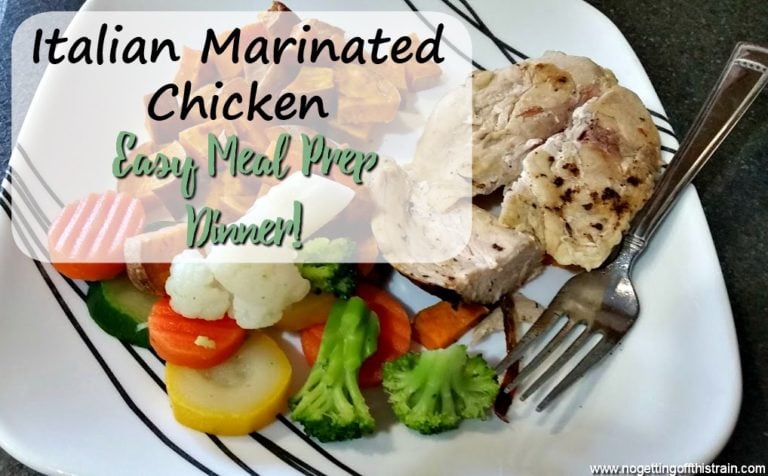 Italian Marinated Chicken- Easy Meal Prep Dinner