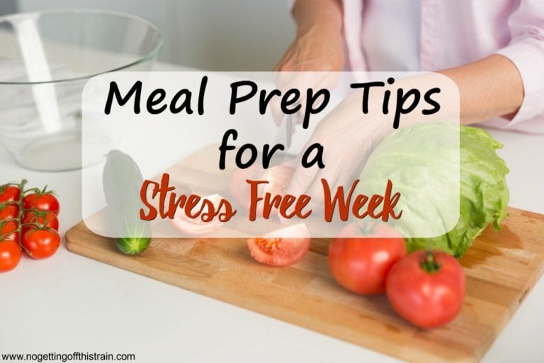 Meal Prep Tips for a Stress Free Week