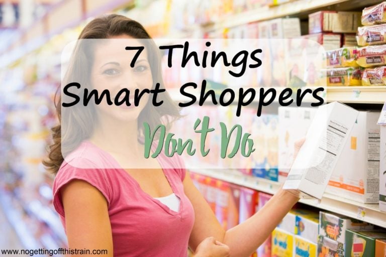 7 Things Smart Shoppers Don't Do