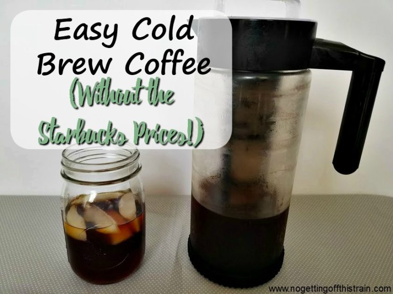 Easy Cold Brew Coffee (Without the Starbucks Prices)