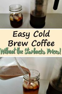Easy Cold Brew Coffee (Without the Starbucks Prices)