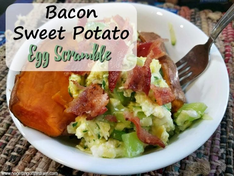 Bacon Sweet Potato Egg Scramble