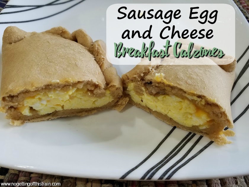 These Breakfast Calzones are loaded with sausage, egg, and cheese; are easy to prepare; and are delicious for breakfast OR dinner!