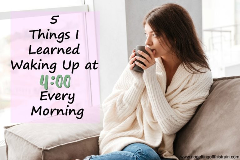 5 Things I Learned From Waking Up at 4:00 Every Morning