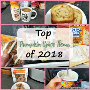 Top Pumpkin Spice Items of 2018