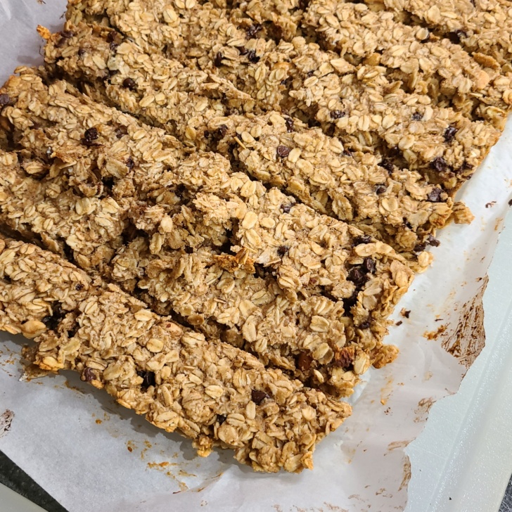 Healthier Homemade Oatmeal Raisin Granola Bars No Getting Off This Train