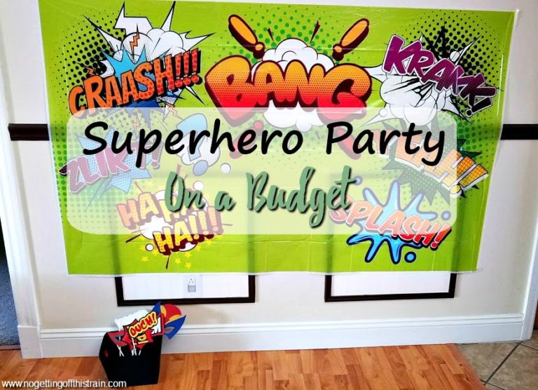 Superhero Party on a Budget