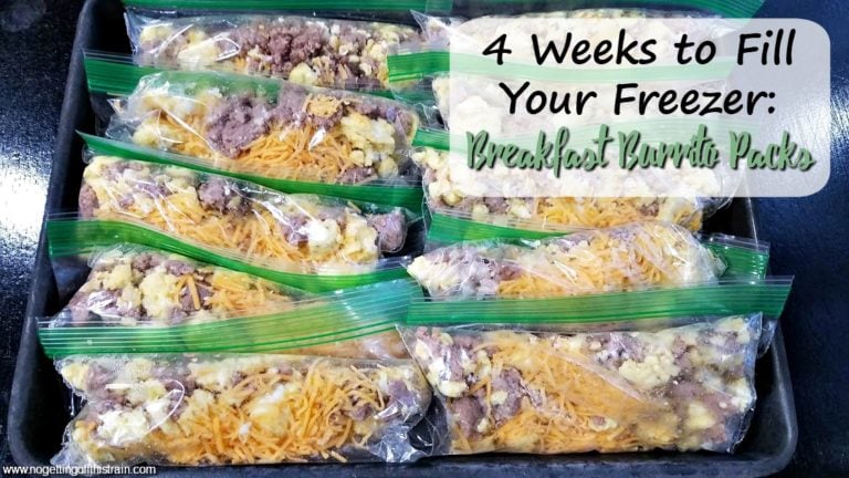 Breakfast Burrito Packs (4 Weeks to Fill Your Freezer Day 3)