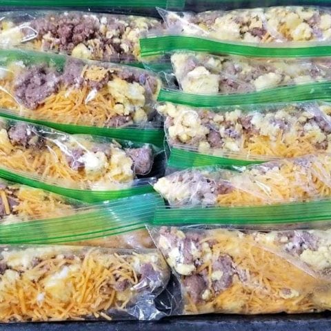 Breakfast Burrito Packs (4 Weeks to Fill Your Freezer Day 3)