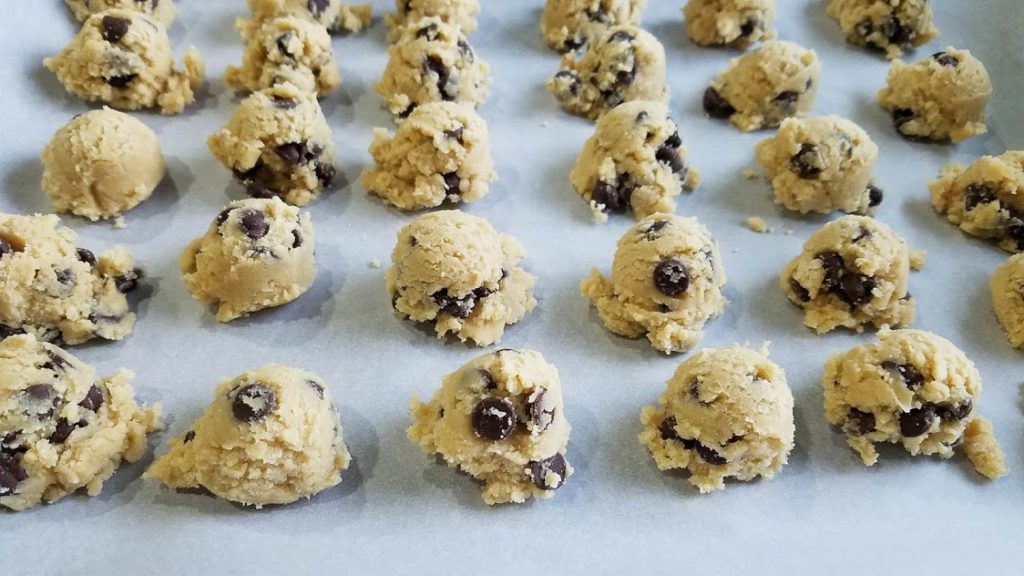 Cookies in the freezer? Yes please! These Freezer Chocolate Chip Cookies are the perfect dessert to keep on hand at all times!