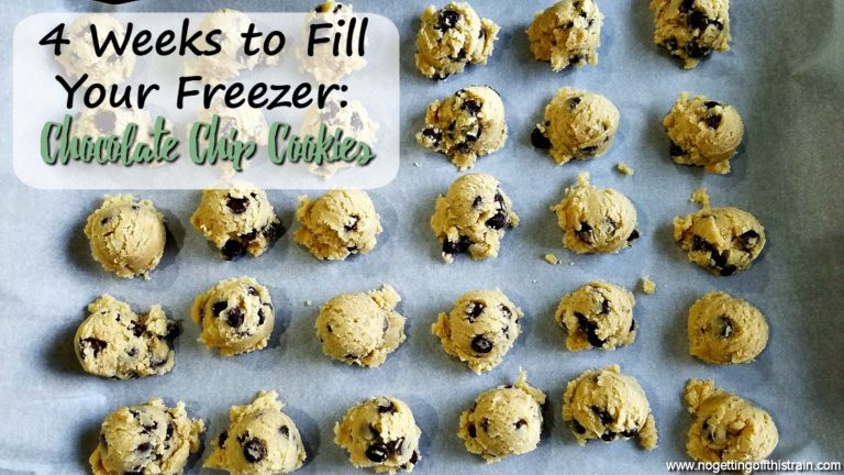 Freezer Chocolate Chip Cookies