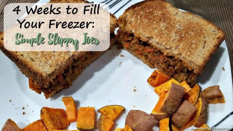 Freezer Sloppy Joes (4 Weeks to Fill Your Freezer Day 13)