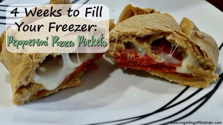 Pepperoni Pizza Pockets (4 Weeks to Fill Your Freezer Day 8)