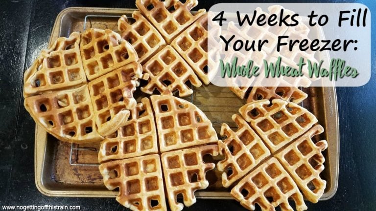 Whole Wheat Waffles (4 Weeks to Fill Your Freezer Day 1)