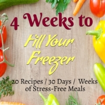 4 Weeks to Fill Your Freezer e-book