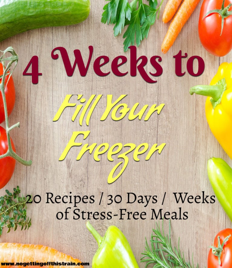 4 Weeks to Fill Your Freezer e-book