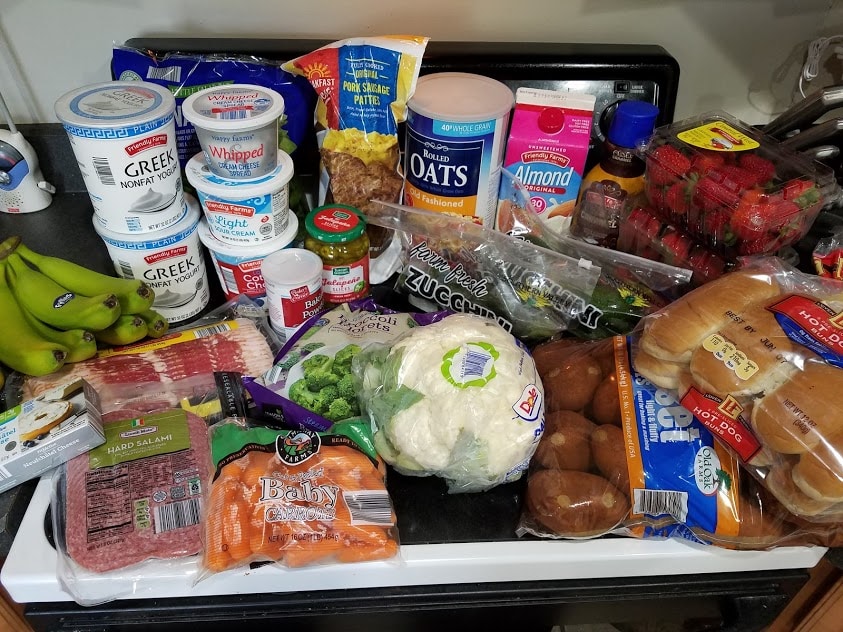 Meal plan, grocery list, and coupon deals for 6-3-19. Want to know what a family of 3 eats for $75 a week? Check back every Monday!