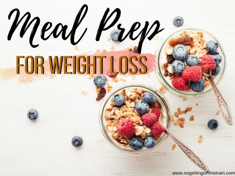 Meal Prep for Weight Loss- Registration is Open!