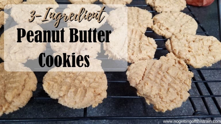 3-Ingredient Peanut Butter Cookies