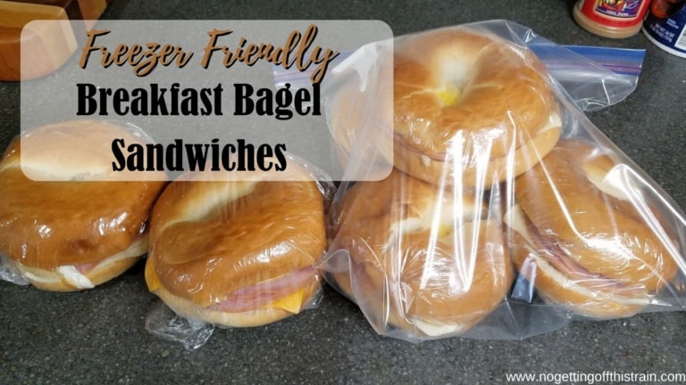 Freezer Bagel Breakfast Sandwiches