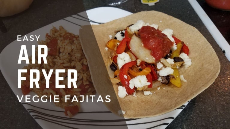 Easy Air Fryer Veggie Fajitas