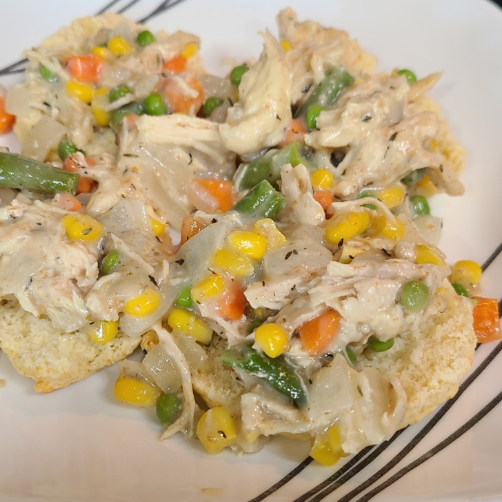 Crustless Chicken Pot Pie Recipe No Getting Off This Train