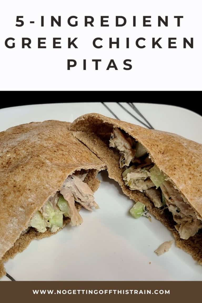5-Ingredient Greek Chicken Pitas