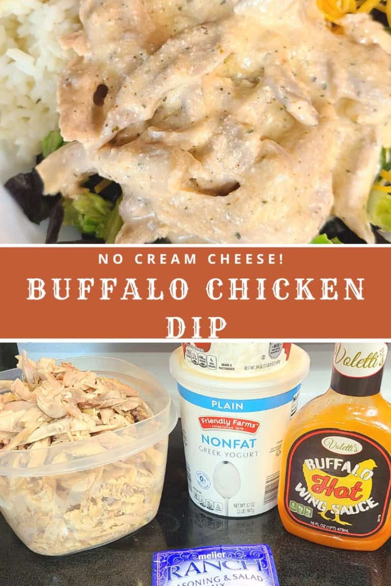 Buffalo Chicken Dip- Without Cream Cheese!