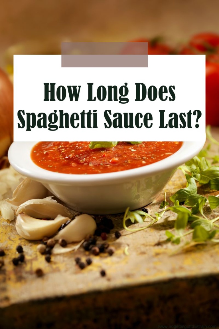 How Long Does Spaghetti Sauce Last?