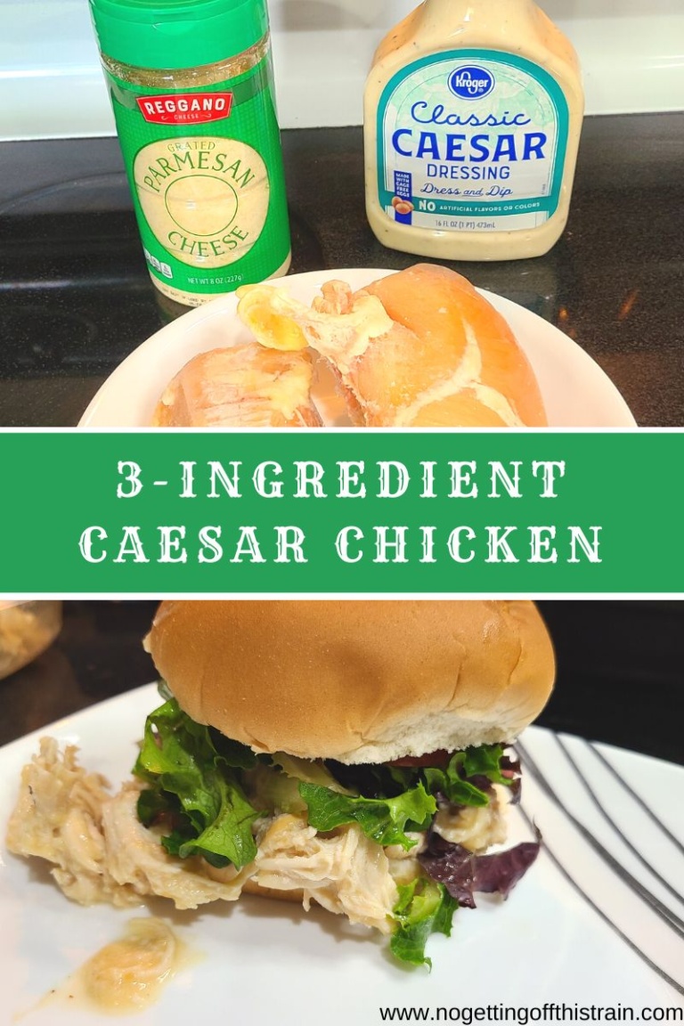 3-Ingredient Slow Cooker Caesar Chicken