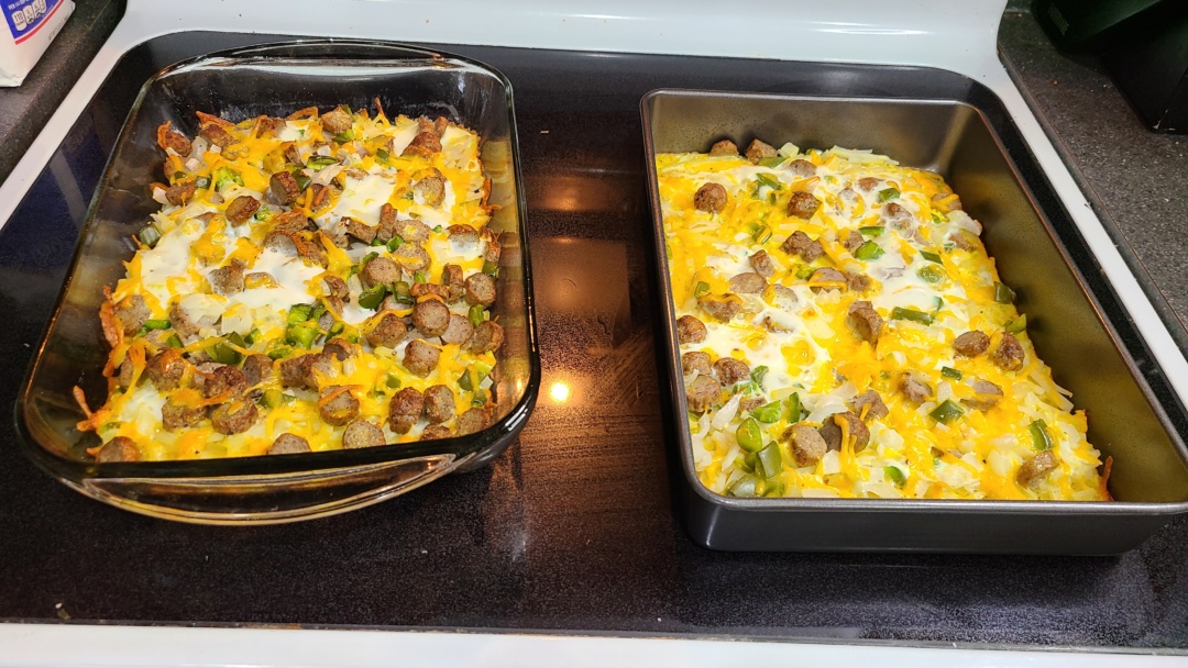 Hash Brown Breakfast Casserole (Freezer Friendly!) No Getting Off