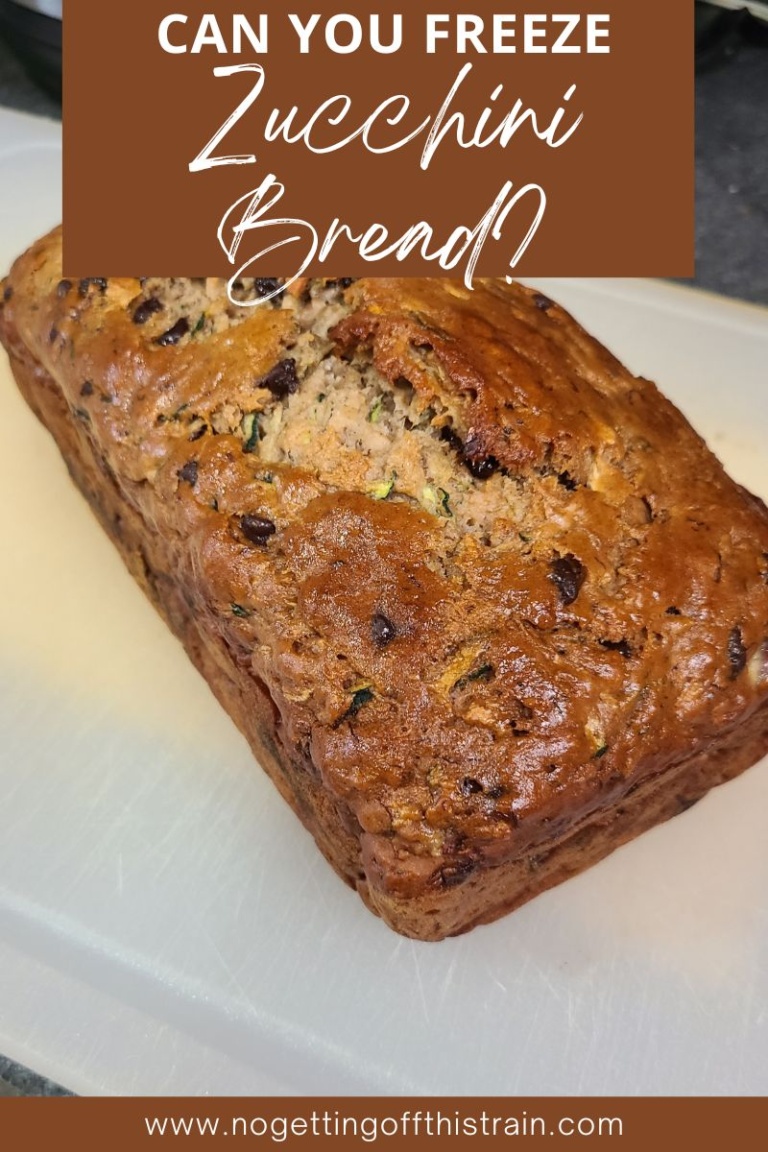 The Best Way to Freeze Zucchini Bread - No Getting Off This Train